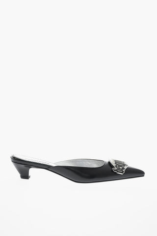Leather Pointed Mules GOTHIC DSQUARED With 3.5cm Heel