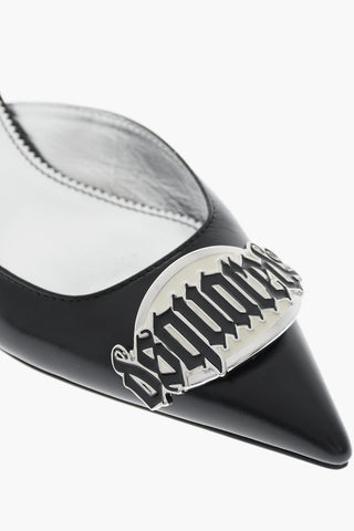 Leather Pointed Mules GOTHIC DSQUARED With 3.5cm Heel
