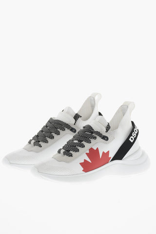 Technical Fabric Low-Top Sneakers FLY with Contrast Details