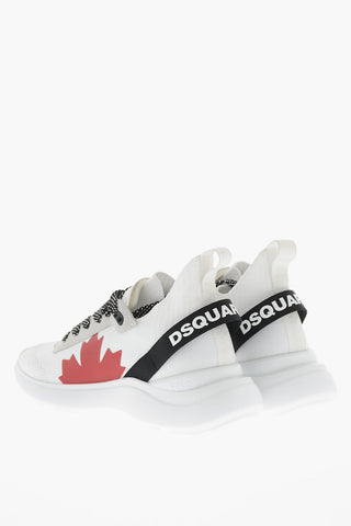 Technical Fabric Low-Top Sneakers FLY with Contrast Details