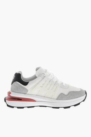 Sneakers Basse SLASH in Camoscio e Tessuto