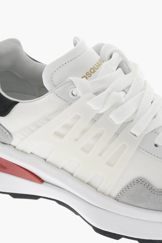 Sneakers Basse SLASH in Camoscio e Tessuto