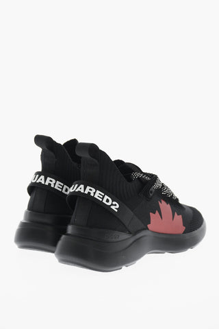 Technical Fabric Low-Top Sneakers FLY with Contrast Details