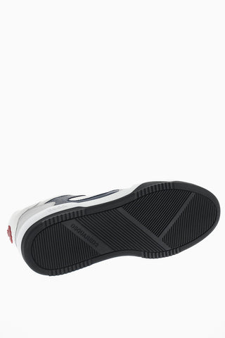 Hammered Leather Low-Top Sneakers SPIKER