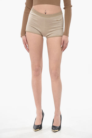 Jacquard Knit Monogram Shorts