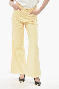 5-Taschen Wide-Leg-Hose aus Baumwolle