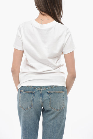 Cotton Crewneck T-Shirt TIGER CREST