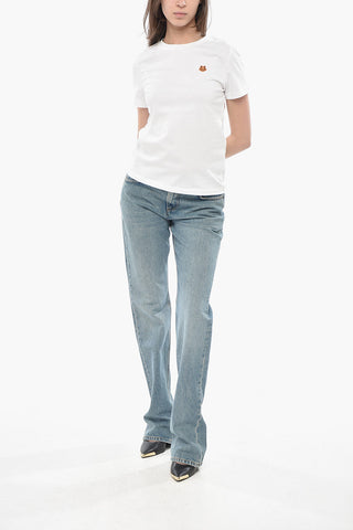 Cotton Crewneck T-Shirt TIGER CREST