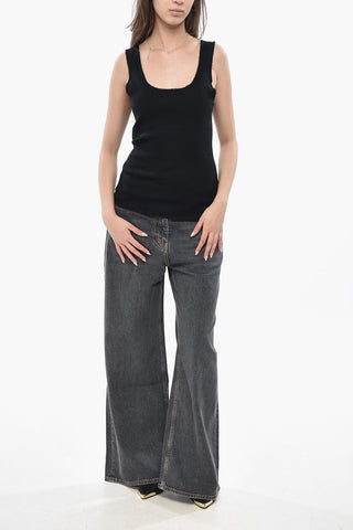 Tanktop VARIGATED aus Rippen-Cashmere-Mix