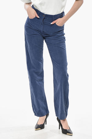 5-Taschen-Hose TARLEY aus geripptem Velours
