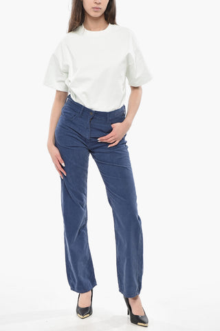 5-Taschen-Hose TARLEY aus geripptem Velours