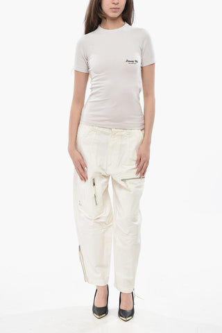 Cotton Crewneck T-Shirt BEVERLY HILLS