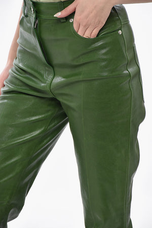 5-Taschen-Hose Aus Leder