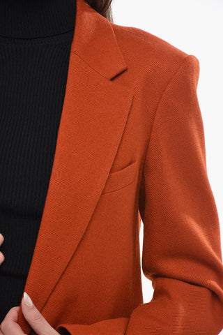 Blazer aus Woll-Twill mit Pattentaschen