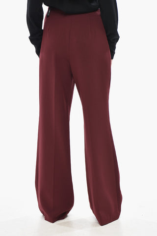 Viscose Stretch Palazzo Trousers