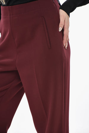 Pantaloni Palazzo in Viscosa Stretch
