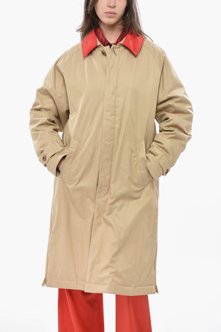 JUN TAKAHASHI FRAGMENT Padded Coat with Contrast Collar