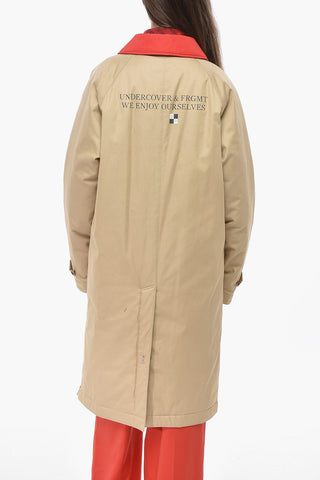 JUN TAKAHASHI FRAGMENT Padded Coat with Contrast Collar
