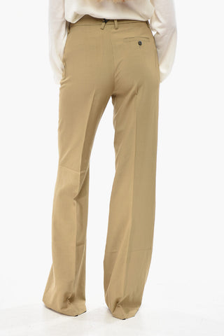 Linen Blend Bootcut Pants BIANCA