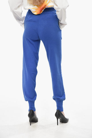 Cashmere-Blend Joggers with Cuffs
