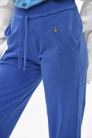 Jogginghose aus Kaschmir-Mix mit Bündchen