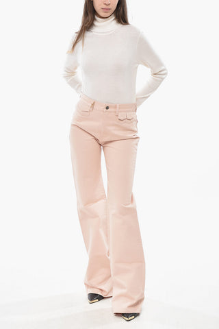 Cotton Straight-Leg Multi-Pocket Trousers