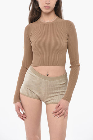 Crop-Top ARCELLA aus Rippenstoff