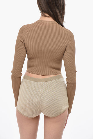 Crop-Top ARCELLA aus Rippenstoff
