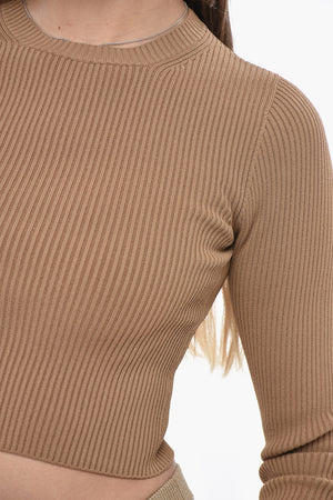Crop Top ARCELLA in Tessuto a Costine