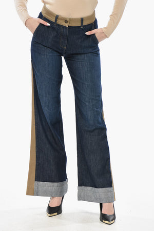 Palazzo Jeans KENDALL with Contrast Details