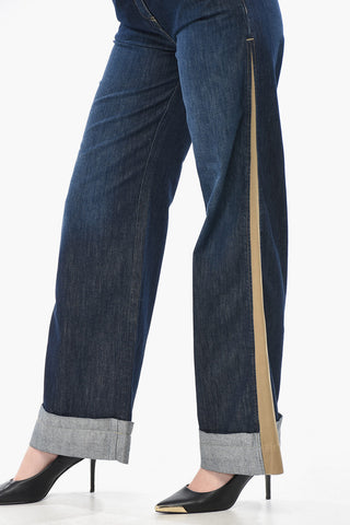 Palazzo Jeans KENDALL with Contrast Details
