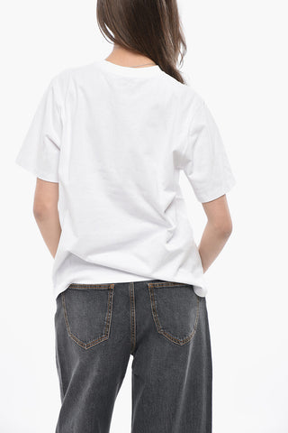 T-Shirt Aus Baumwolle Mit Aufgedrucktem Logo