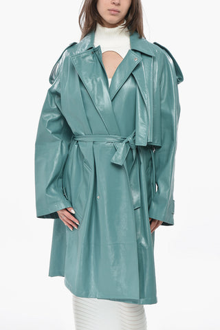 Trenchcoat Slim-Fit SHINY aus Leder