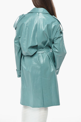 Trenchcoat Slim-Fit SHINY aus Leder