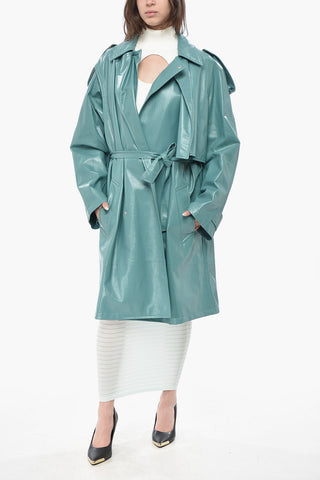 Trenchcoat Slim-Fit SHINY aus Leder