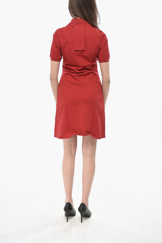 Polo-Kleid aus Baumwollpiqué