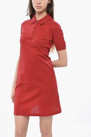Polo-Kleid aus Baumwollpiqué