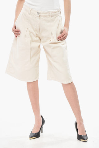 Cotton Shorts PASCAL With One Pleat