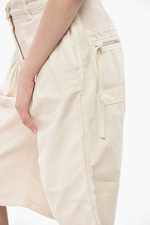 Baumwoll-Shorts PASCAL Mit Einer Falte
