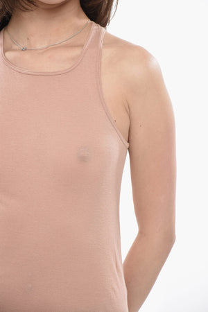 LIDO Tanktop BASIC aus Baumwolle mit offenem Saum