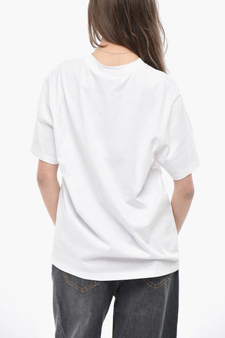 Baumwoll-T-Shirt KISS mit Strassbesatz