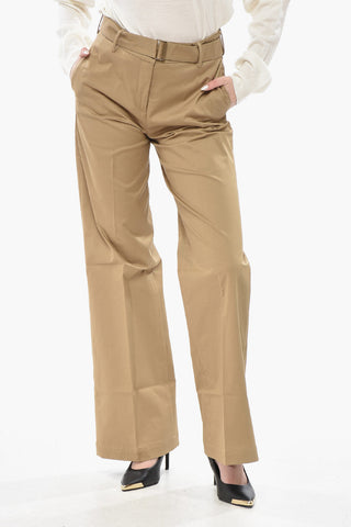 Cotton Blend Chino Pants NIKY with Belt