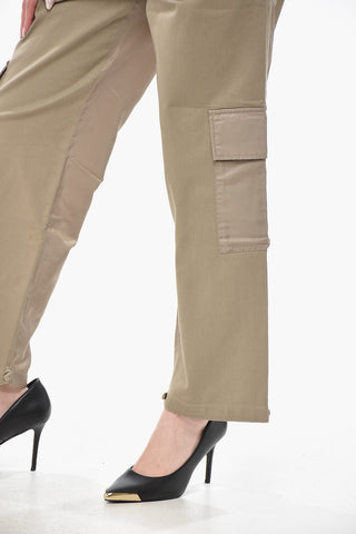 Gabardine-Cargo-Hose VENTO mit Einsätzen aus Nylon
