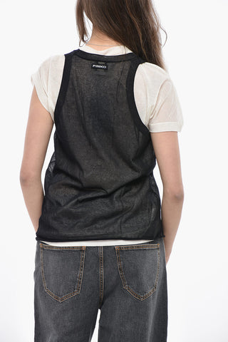Top in Doppio Tessuto MARK in Misto Cotone Crepe