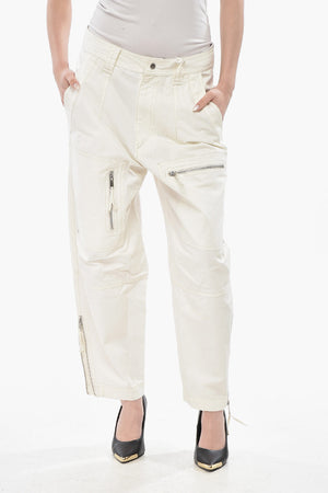 ETOILE Cotton Multi-Pocket Pants KELVIN with Ankle Zip