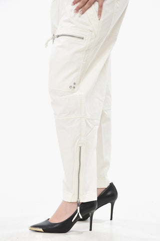 ETOILE Cotton Multi-Pocket Pants KELVIN with Ankle Zip