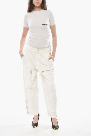 ETOILE Cotton Multi-Pocket Pants KELVIN with Ankle Zip