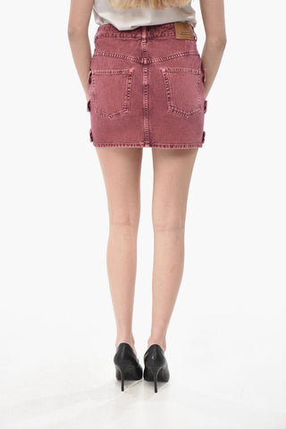 Minigonna in Denim STUSSY con Bottoni Laterali