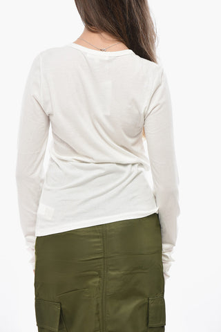 Cotton-Blend Crewneck T-Shirt