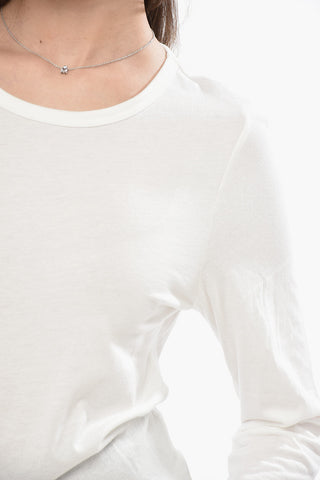 Cotton-Blend Crewneck T-Shirt